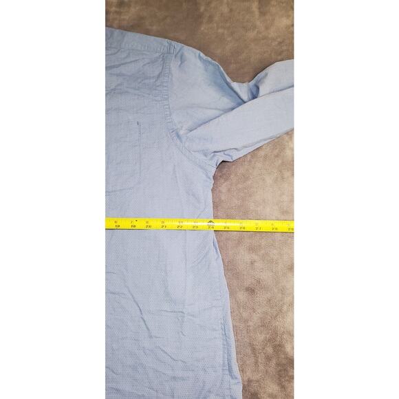 Tommy Bahama Men's Blue Sz XL Long Sleeve Button Front Shirt 100% Cotton C26-10 - Picture 3 of 9
